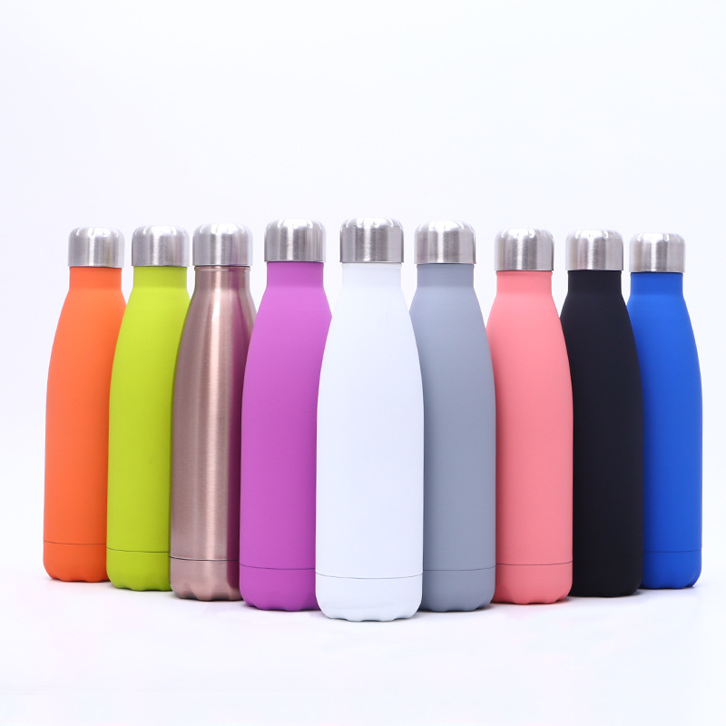 VCA1392 17Oz Matt Stainless Steel Vacuum Insulated Water Bottle 