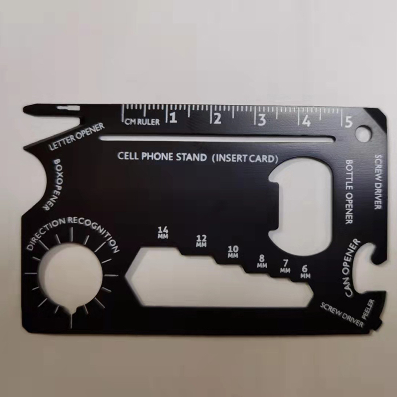 VCA1398 Credit Card Wallet Multitool Card
