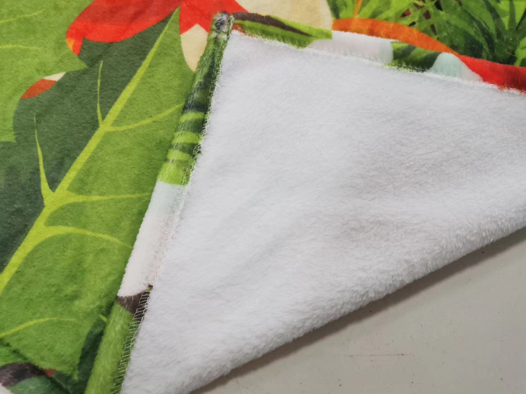VCA1402 Double Side Fleece Throw Blanket for Couch Sofa Bed--50" x 60"