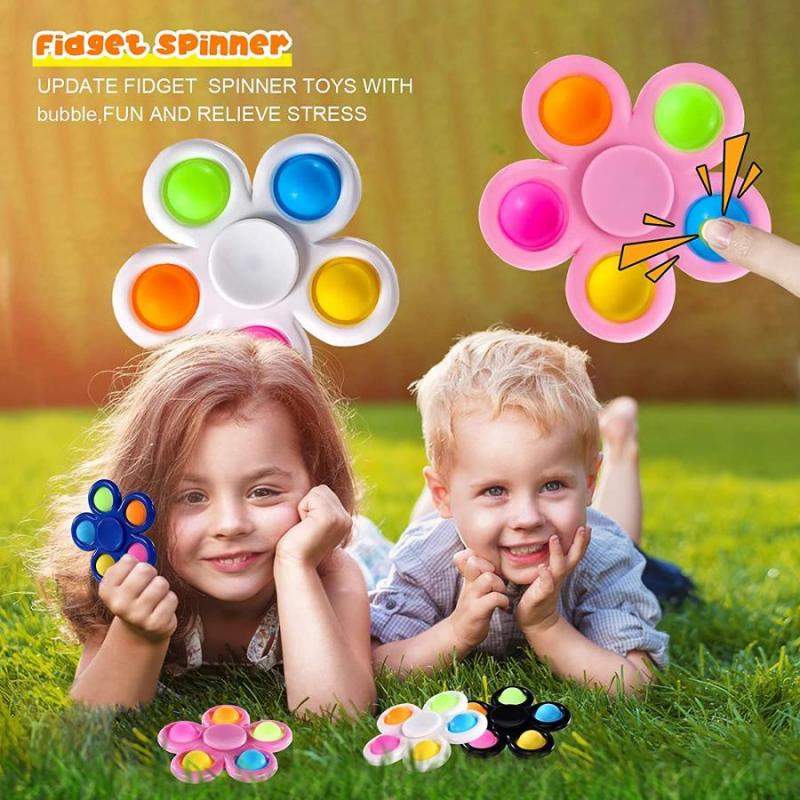 VC0119  Five Bubbles Sensory Fidget Toys Push Pop Spinners
