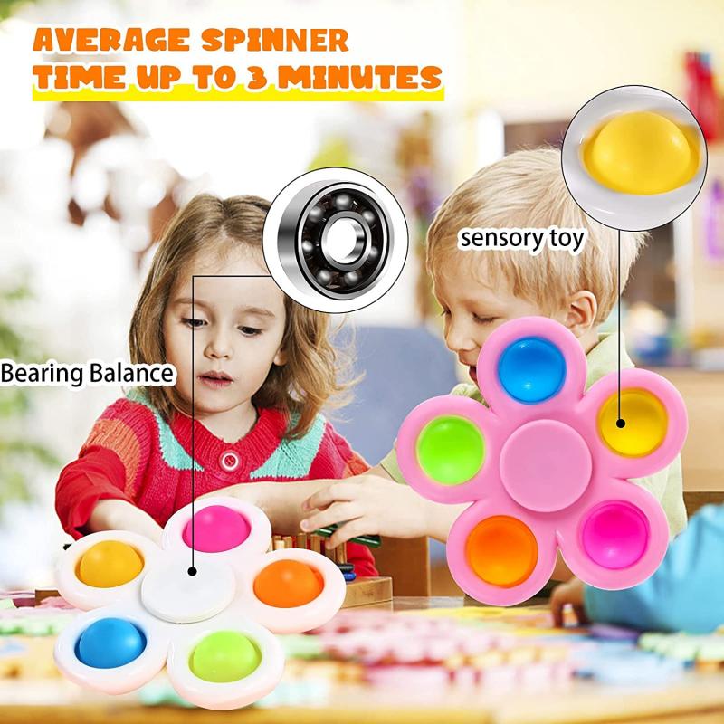VC0119  Five Bubbles Sensory Fidget Toys Push Pop Spinners