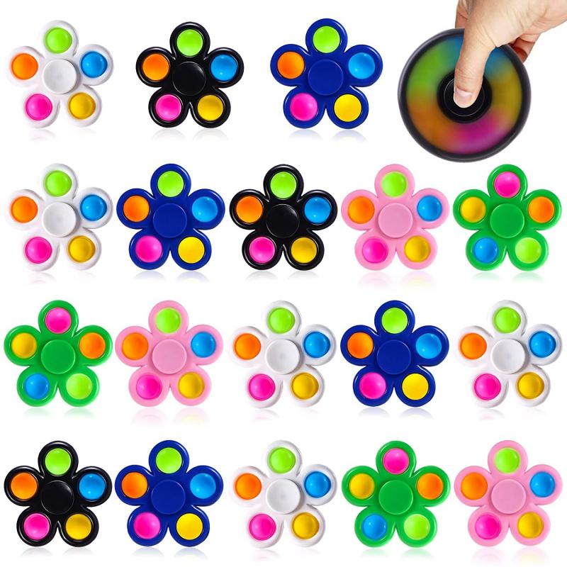 VC0119  Five Bubbles Sensory Fidget Toys Push Pop Spinners